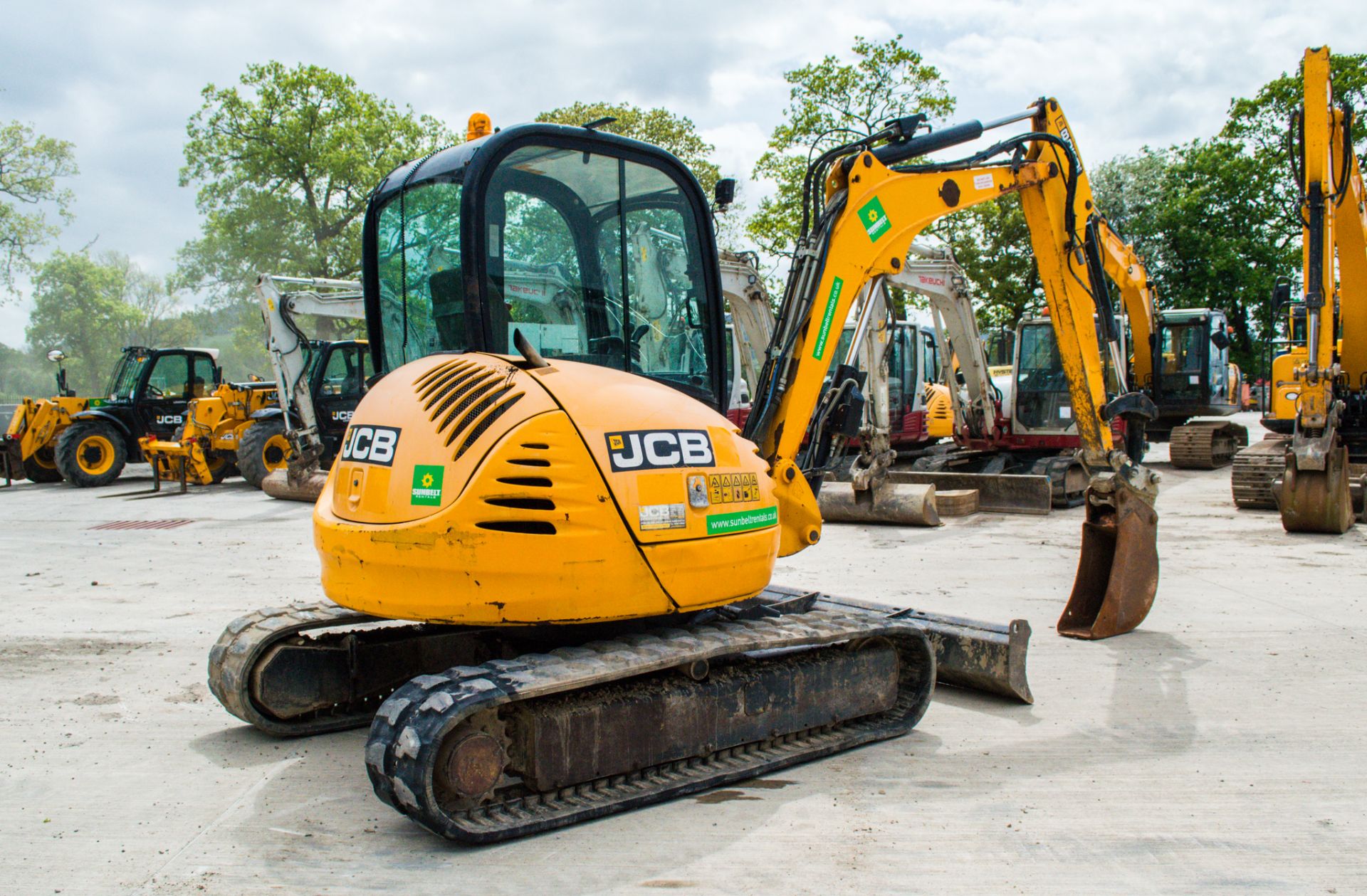 JCB 8050 RTS 5 tonne rubber tracked midi excavator  Year: 2013 S/N:01741891 Recorded Hours: 3151 - Image 4 of 25