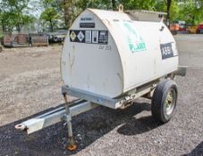 Western Abbi 950 litre site tow bunded fuel bowser c/w 12v pump, delivery hose and trigger nozzle