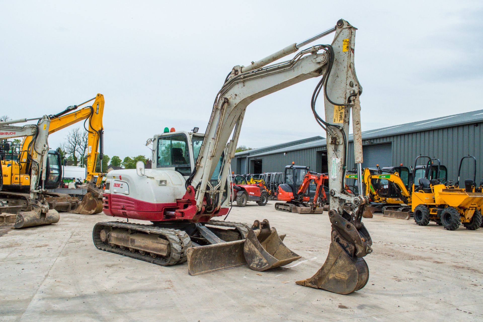 Takeuchi TB290 8.5 tonne rubber tracked excavator Year: 2016 S/N: 200427 Recorded Hours: 6088 Air - Image 2 of 24