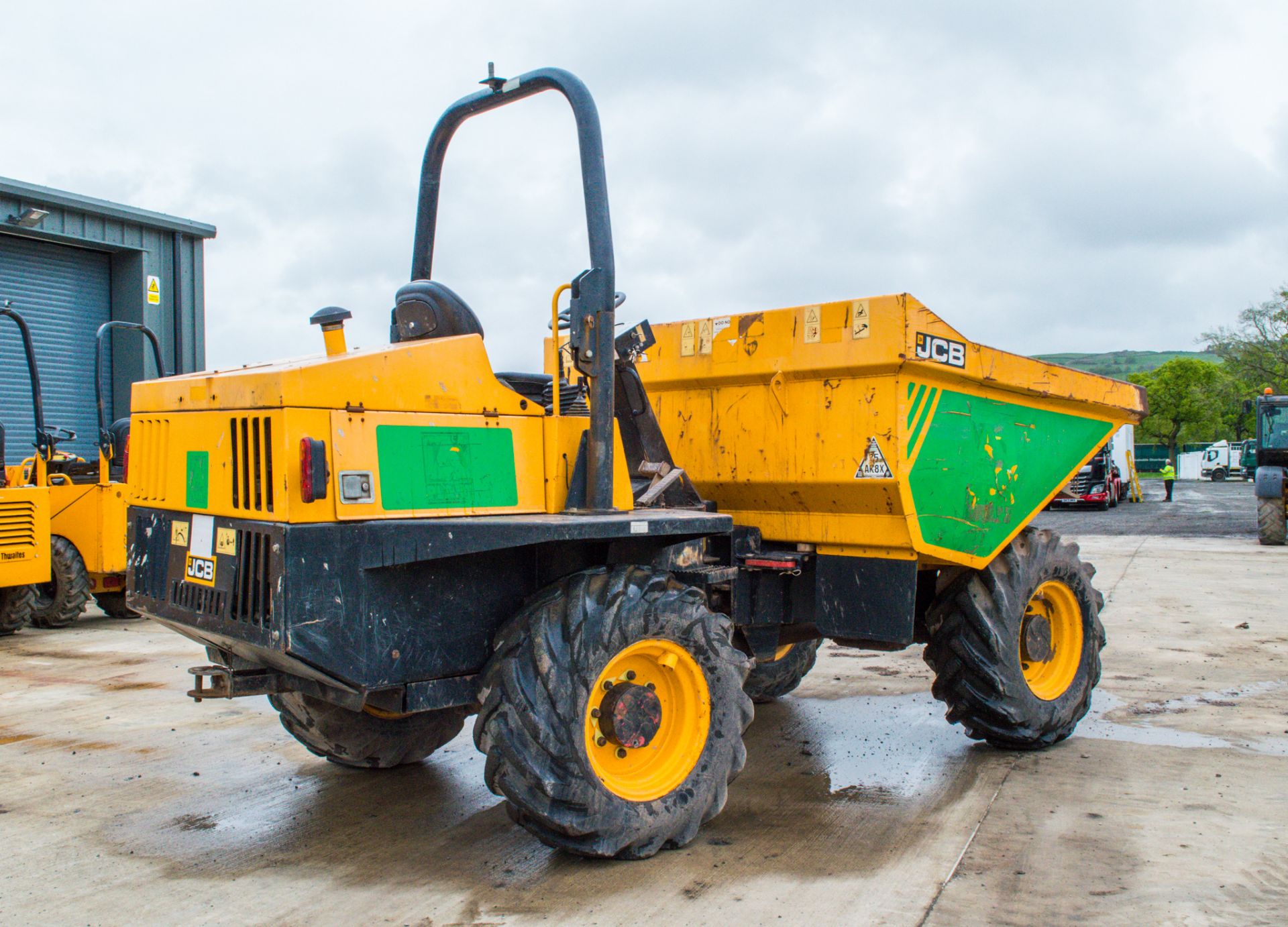 JCB 6T 6 tonne straight skip dumper Year: 2015 - Image 3 of 23