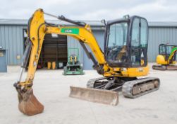 JCB 8030 ZTS 3 tonne rubber tracked excavator Year: 2014 S/N: 2117050 Recorded Hours: 2750 blade,
