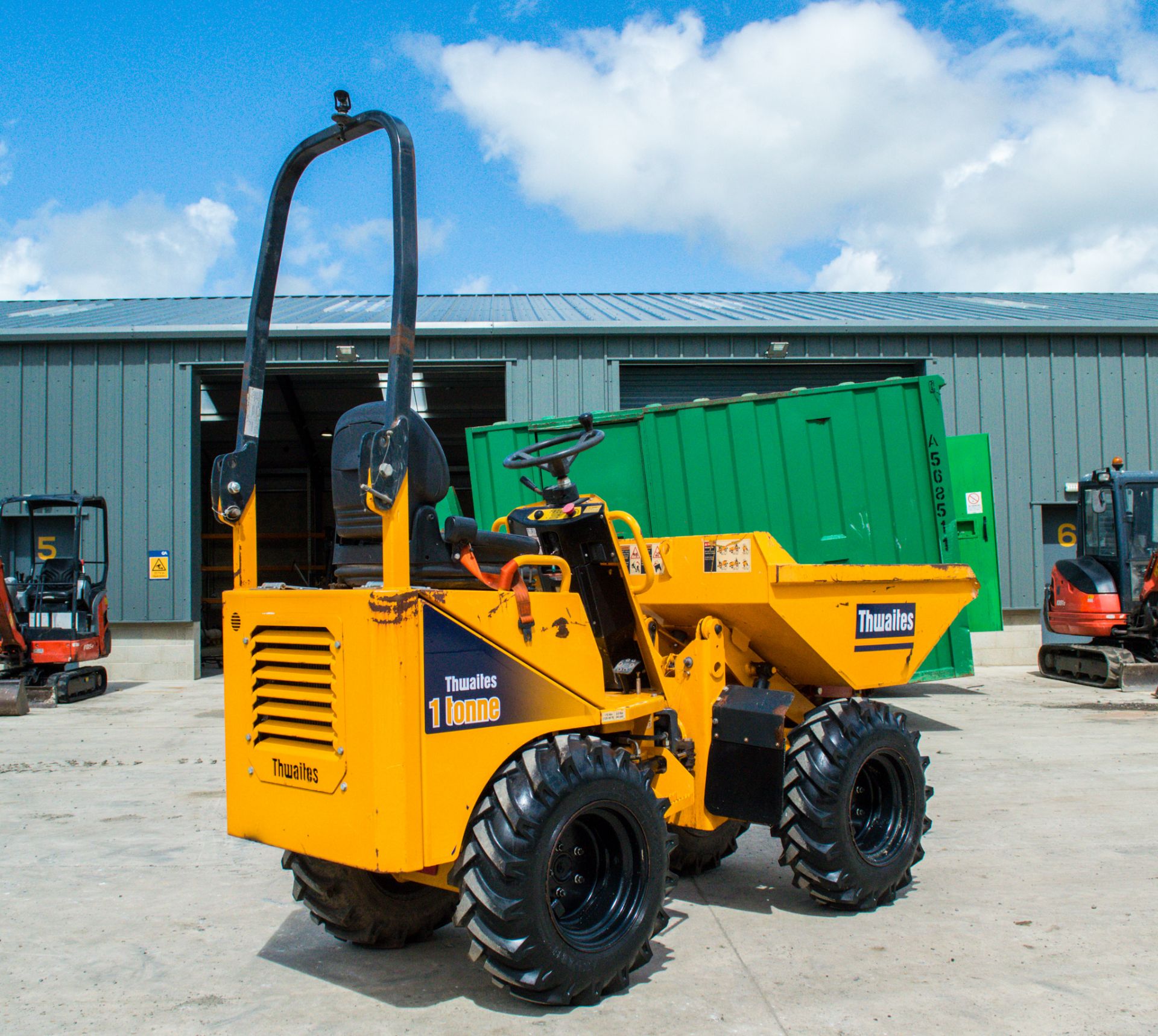 Thwaites 1 tonne high tip dumper Year: 2018 S/N: E4755 Recorded hours: 364 XL1810005 - Image 3 of 21