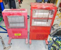 Redrad 110v and Redrad 240v infrared heater