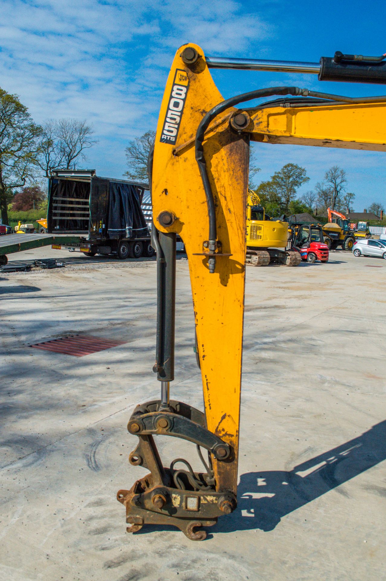 JCB 8055 RTS 5.5 tonne rubber tracked midi excavator Year: 2014 S/N: 2060727 Recorded Hours: 2618 - Image 14 of 25