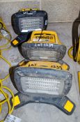 3 - LED rechargeable work lights ** No chargers **