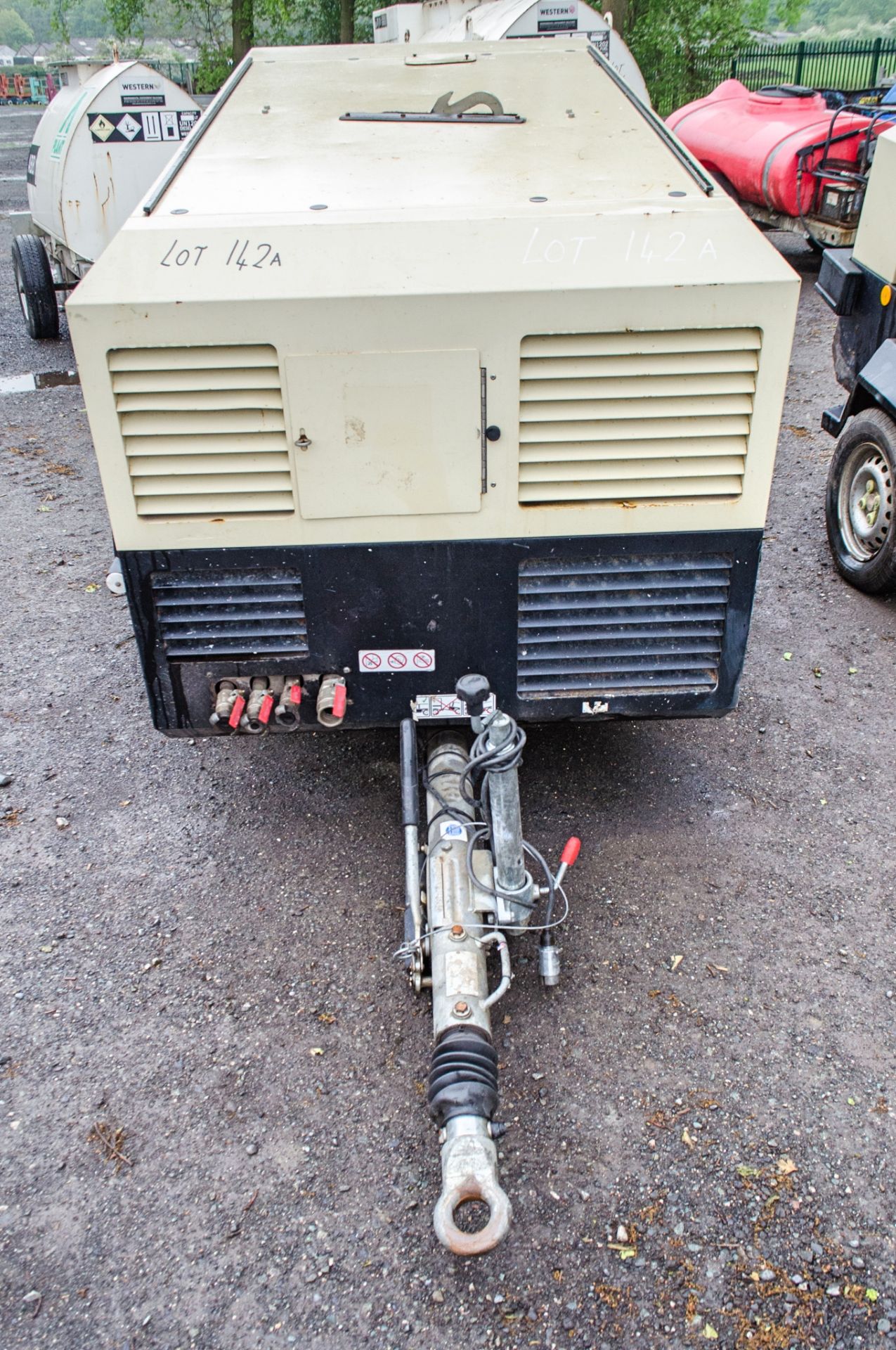 Doosan 773/10/53 diesel driven fast tow mobile air compressor Year: 2016 S/N: 543659 Recorded hours: - Image 5 of 6