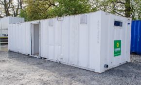 32 ft x 10 ft steel anti vandal site toilet/office unit Comprising of: lobby, office, gents