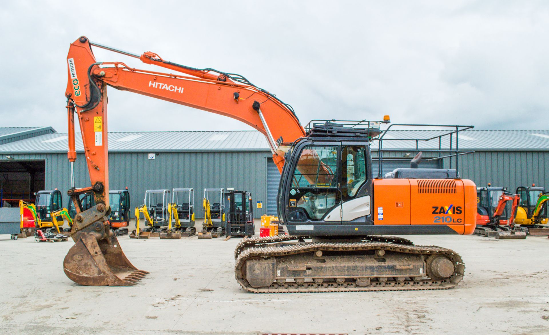 Hitachi ZX 210 LC 21 tonne steel tracked excavator Year: 2015 S/N: 303730 Recorded hours: 5549 Air - Image 7 of 22