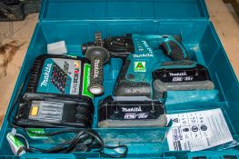 Makita 36v cordless SDS rotary hammer drill c/w charger, 2 batteries and carry case A847408