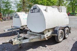 Western Abbi 2000 litre fast tow tandem axle bunded fuel bowser c/w hand pump, delivery hose and