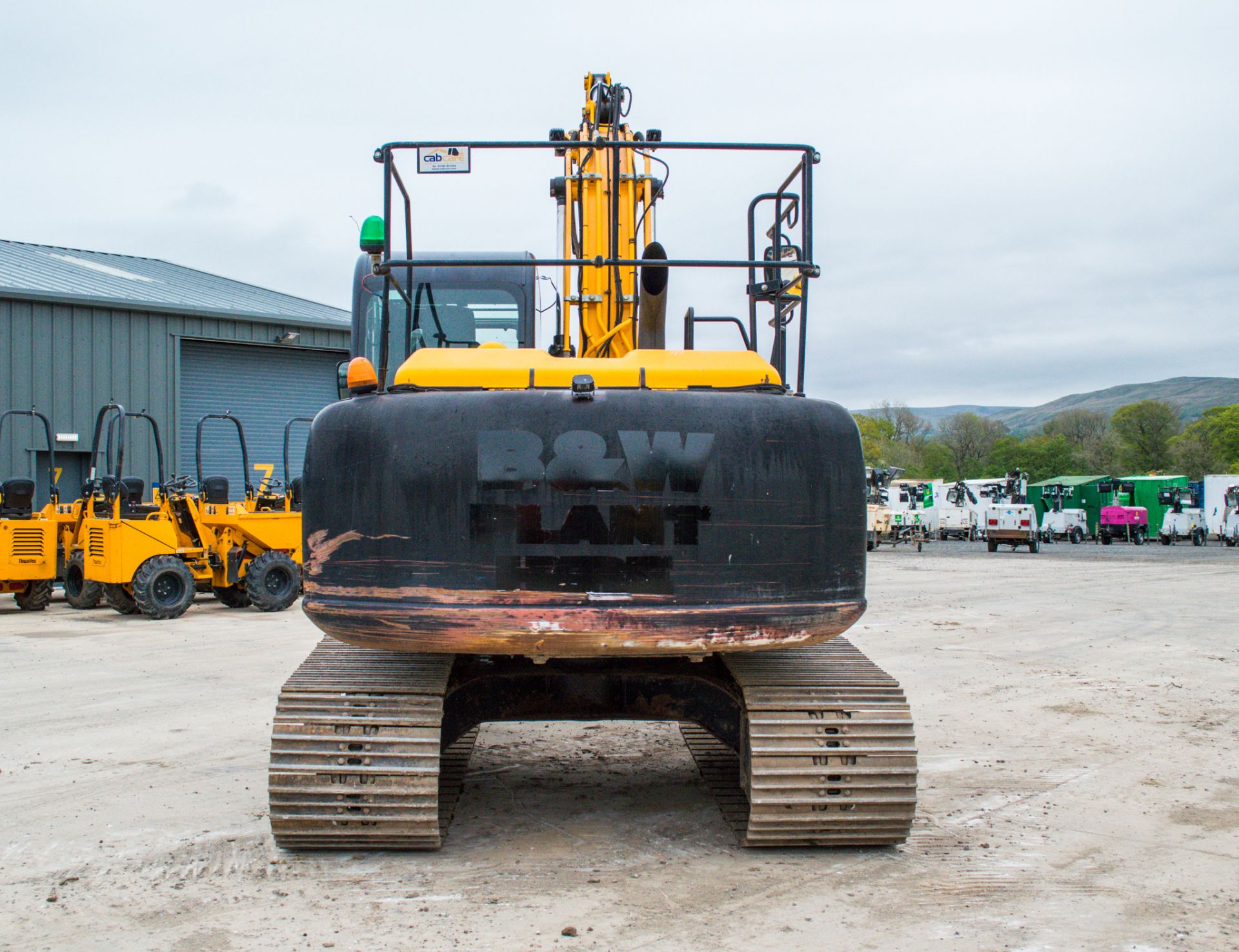 JCB JS130 LC+ 13 tonne steel tracked excavator Year: 2016 S/N: 424044 Recorded Hours: 4240 Air - Image 6 of 25