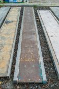 Aluminium staging board approximately 14ft long 33041025