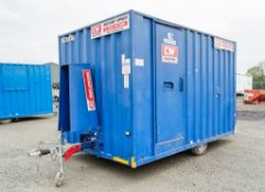 Boss Cabins 12 ft x 8 ft steel anti vandal mobile welfare unit Comprising of: Canteen, toilet &