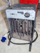 Rhino FH3 240v fan heater ** Temperature control knob missing ** 13110127