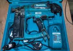 Makita GF600 7.2v cordless nail gun for spares c/w 2 batteries, charger and carry case 1705MAK1122