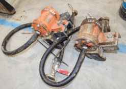 2 - pneumatic concrete screed vibrators CW