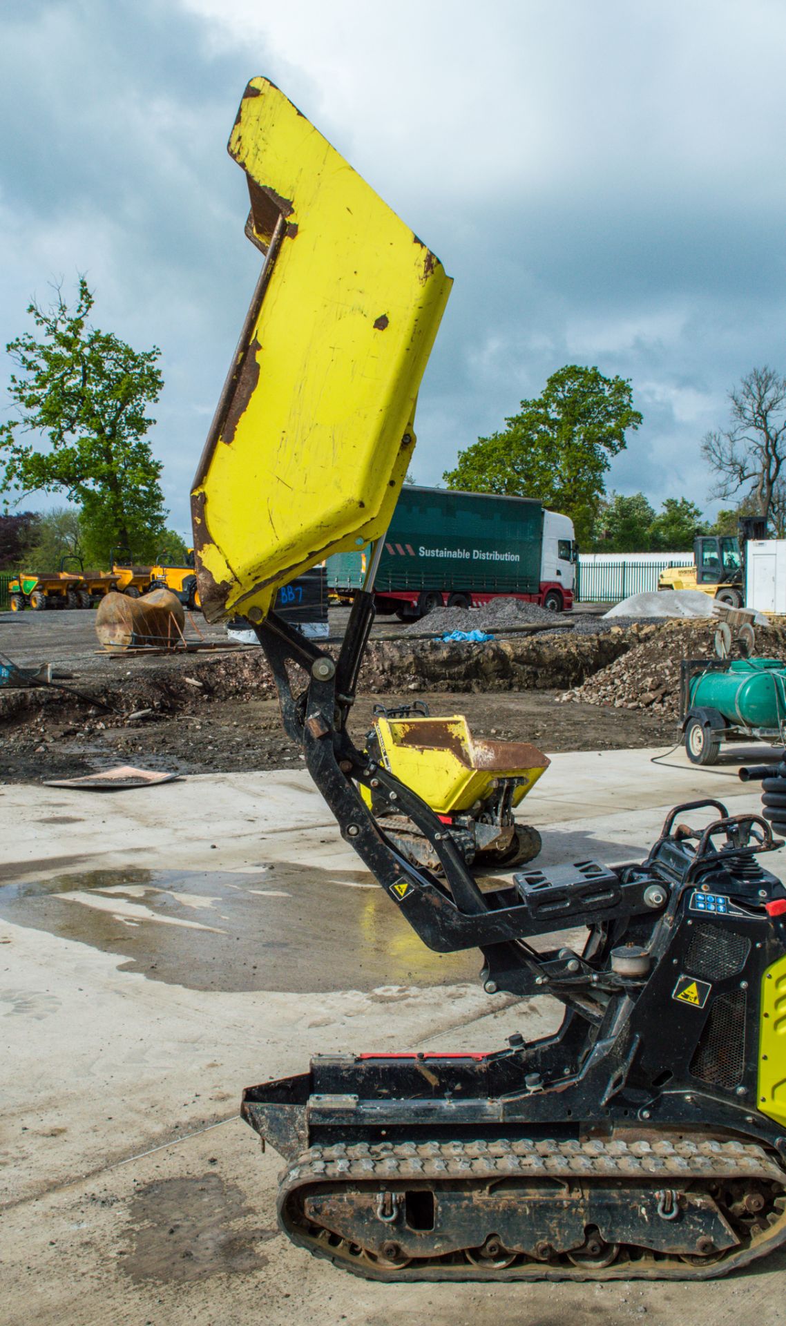 Cormidi C6.60 diesel driven walk behind high tip rubber tracked dumper Year: 2017 S/N: 20790 - Image 11 of 17