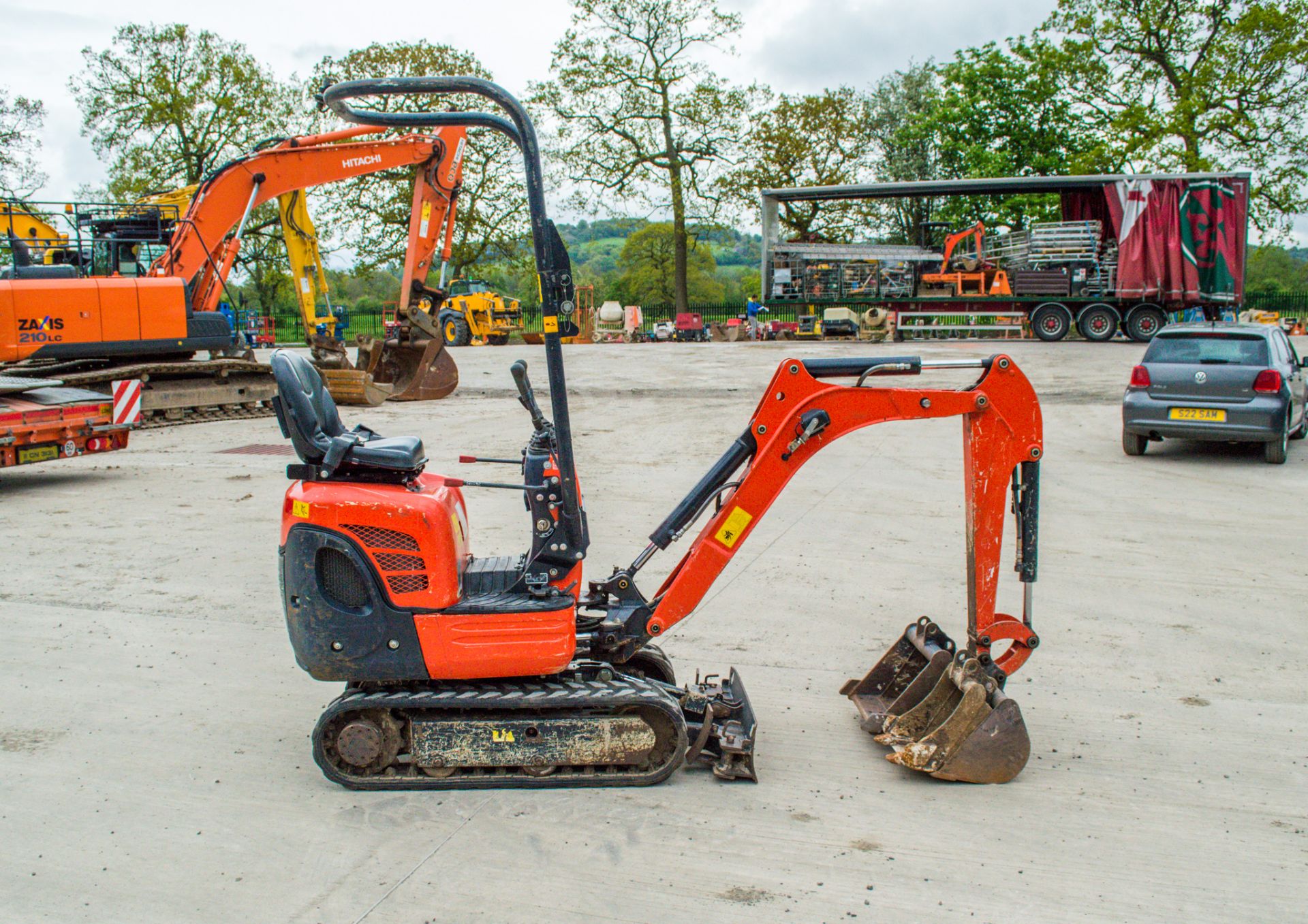 Kubota K008-3 0.8 tonne rubber tracked micro excavator Year: 2018 S/N: 31059 Recorded Hours: 767 - Image 7 of 20
