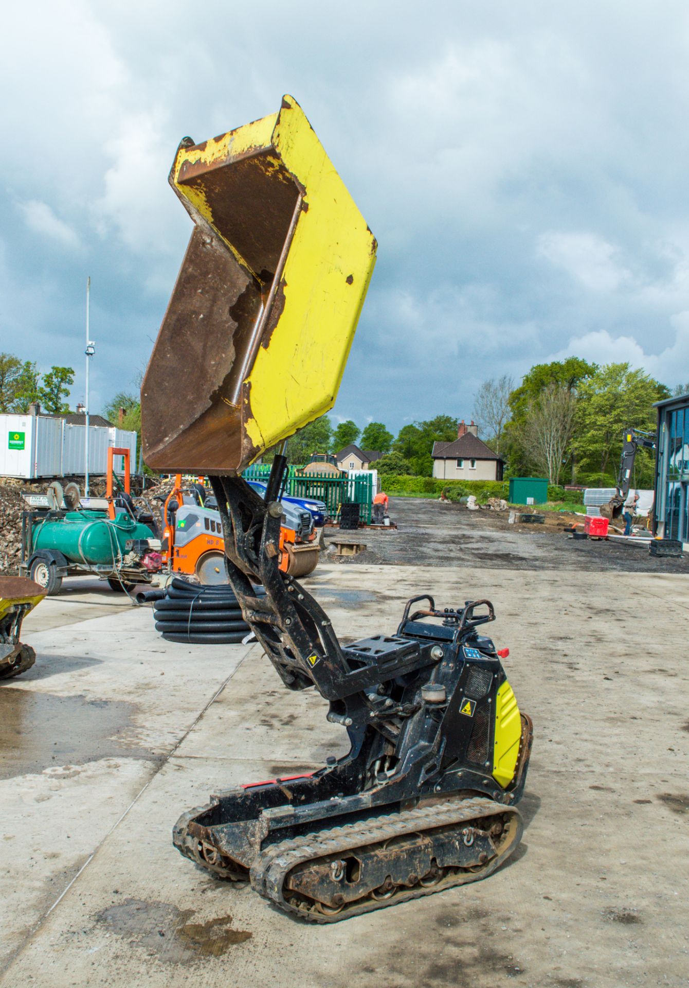 Cormidi C6.60 diesel driven walk behind high tip rubber tracked dumper Year: 2017 S/N: 20790 - Image 9 of 17