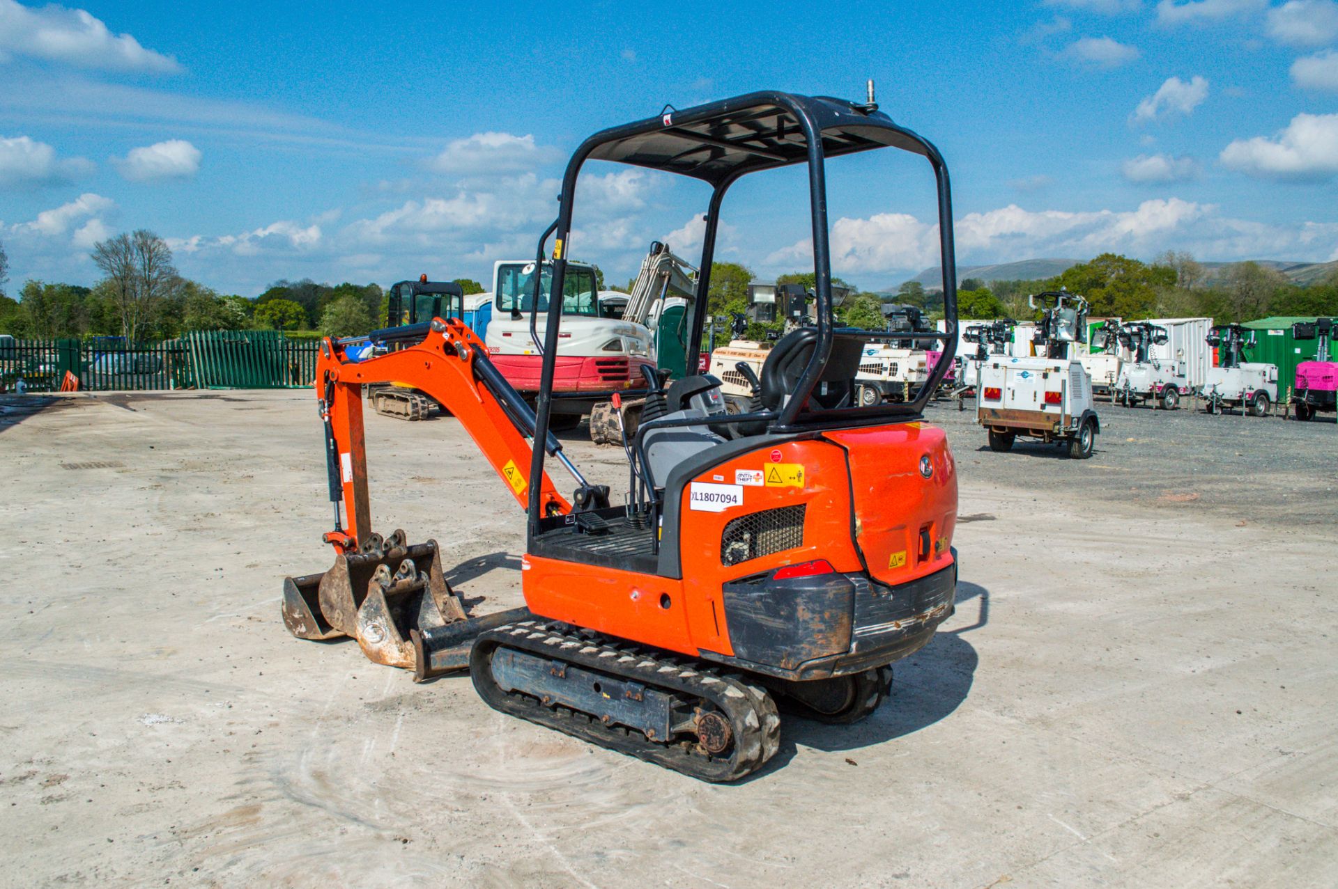 Kubota KX015-4 1.5 tonne rubber tracked mini excavator Year: 2018 S/N: 63212 Recorded Hours: 577 - Image 4 of 20