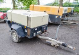 Doosan 741 fast tow diesel driven air compressor Year: 2014 S/n: 432628 Recorded hours: 723 A633573