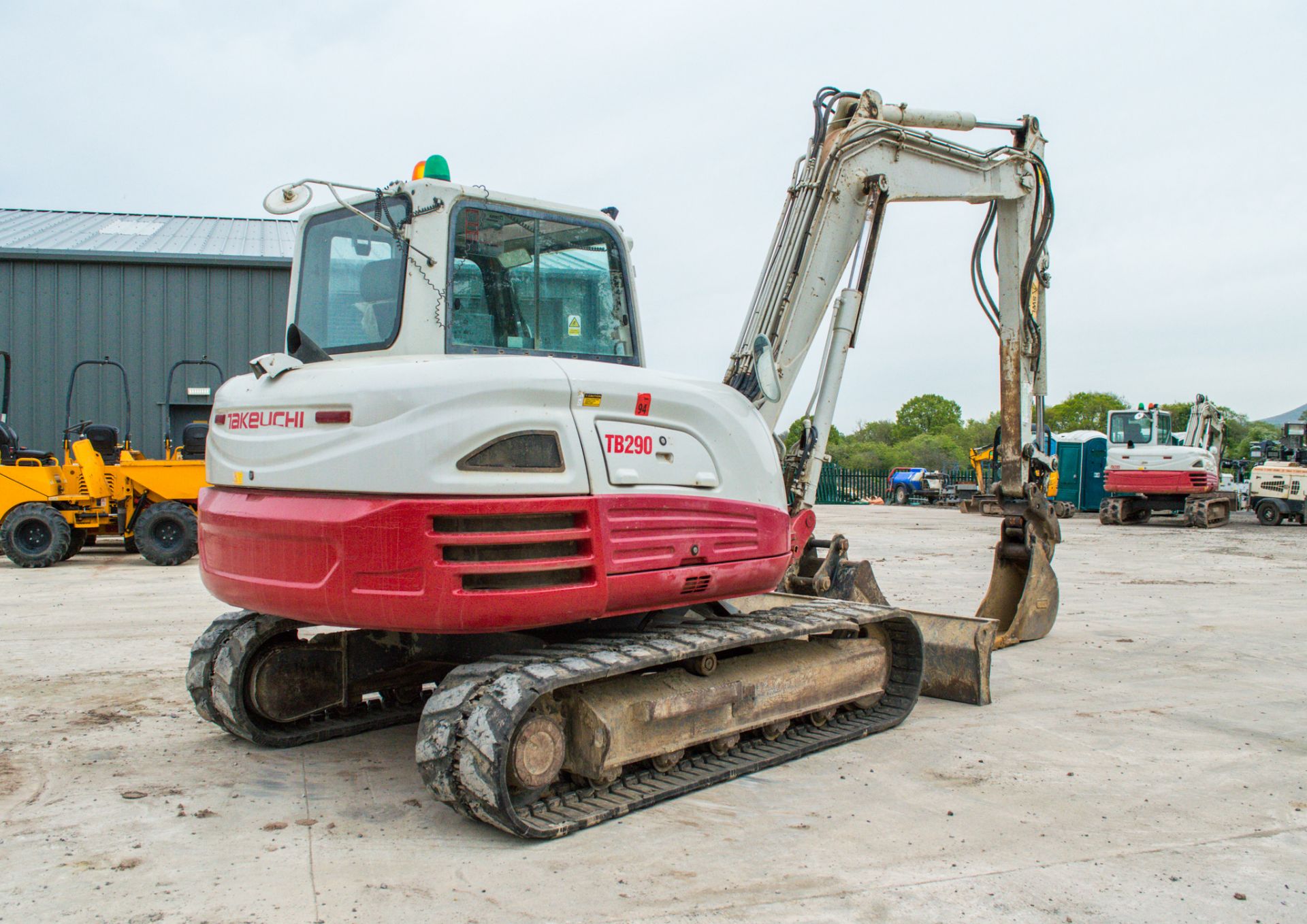 Takeuchi TB290 8.5 tonne rubber tracked excavator Year: 2016 S/N: 200427 Recorded Hours: 6088 Air - Image 3 of 24
