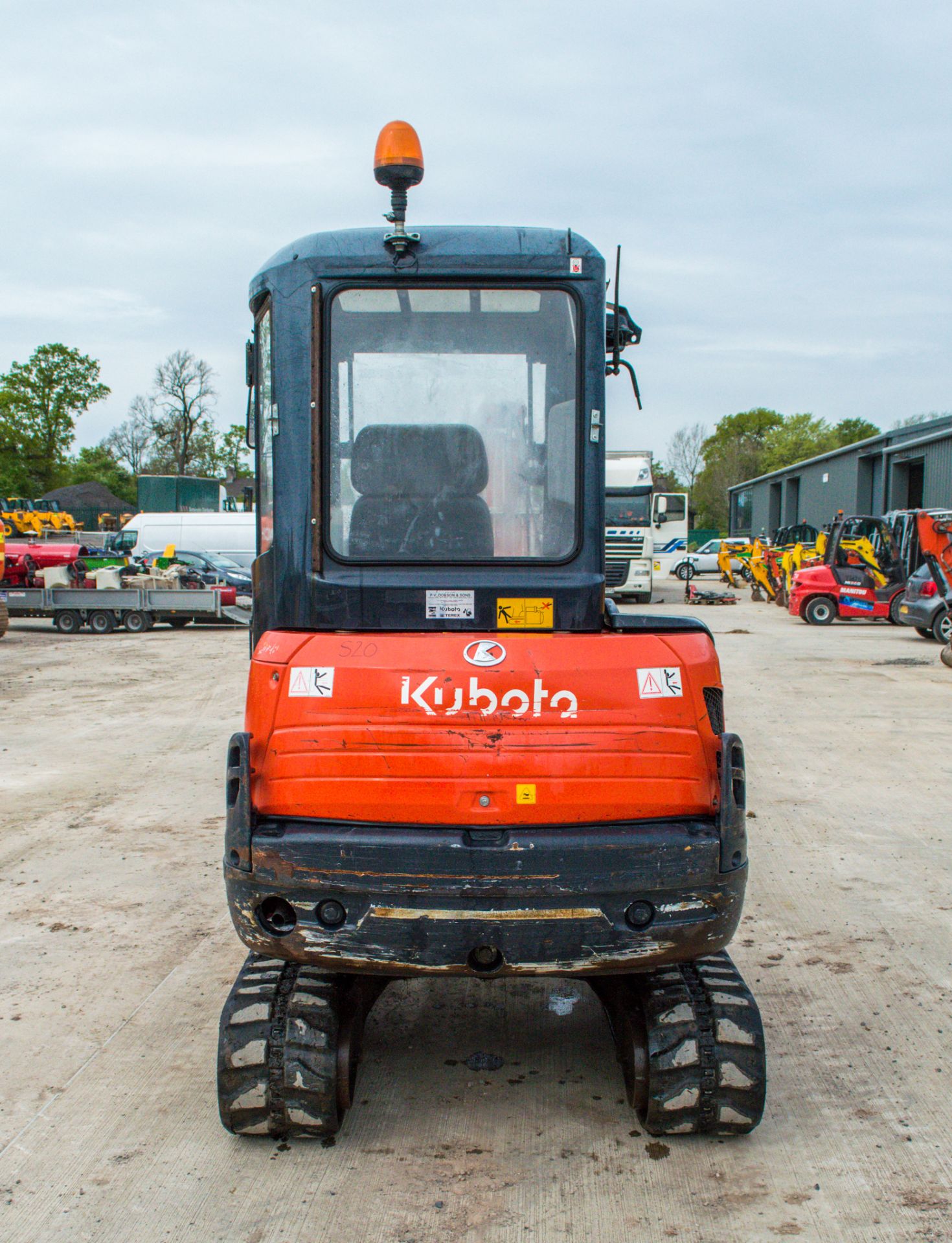 Kubota KX61-3 2.6 tonne rubber tracked excavator Year: 2014 S/N: 80677 Recorded Hours: 3027 piped, - Image 6 of 22