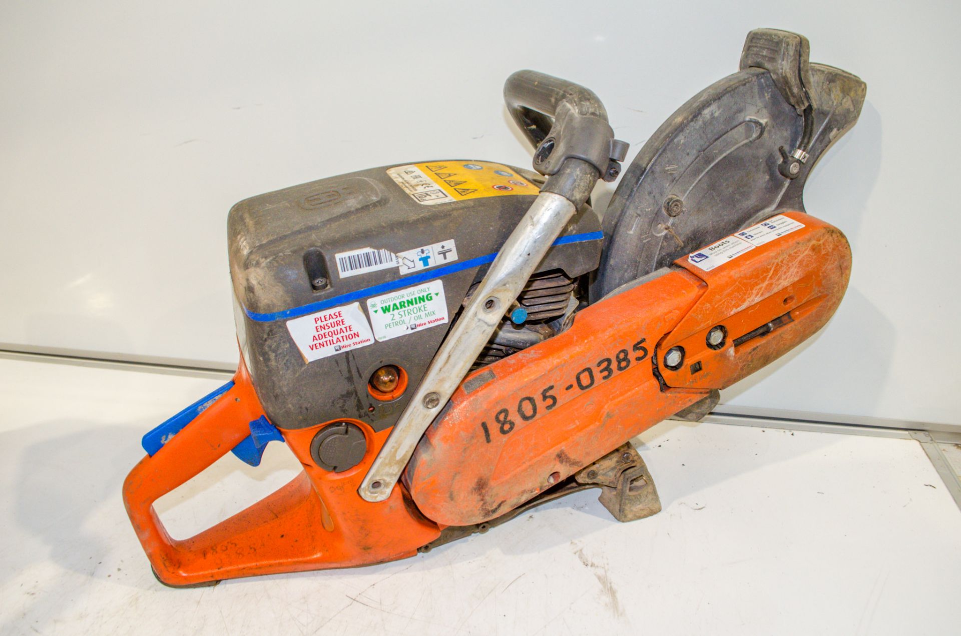 Husqvarna K760 petrol driven cut off saw ** Pull cord missing ** 18050385 - Image 2 of 2