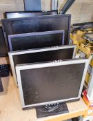 5 - miscellaneous flat screen monitors ** As photographed **