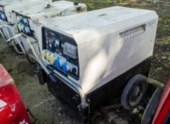 Tekno MGTP6000 SS-Y 6kva diesel driven generator Recorded hours: 2403 1252-1111
