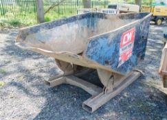 Steel fork lift tipping skip CW96768