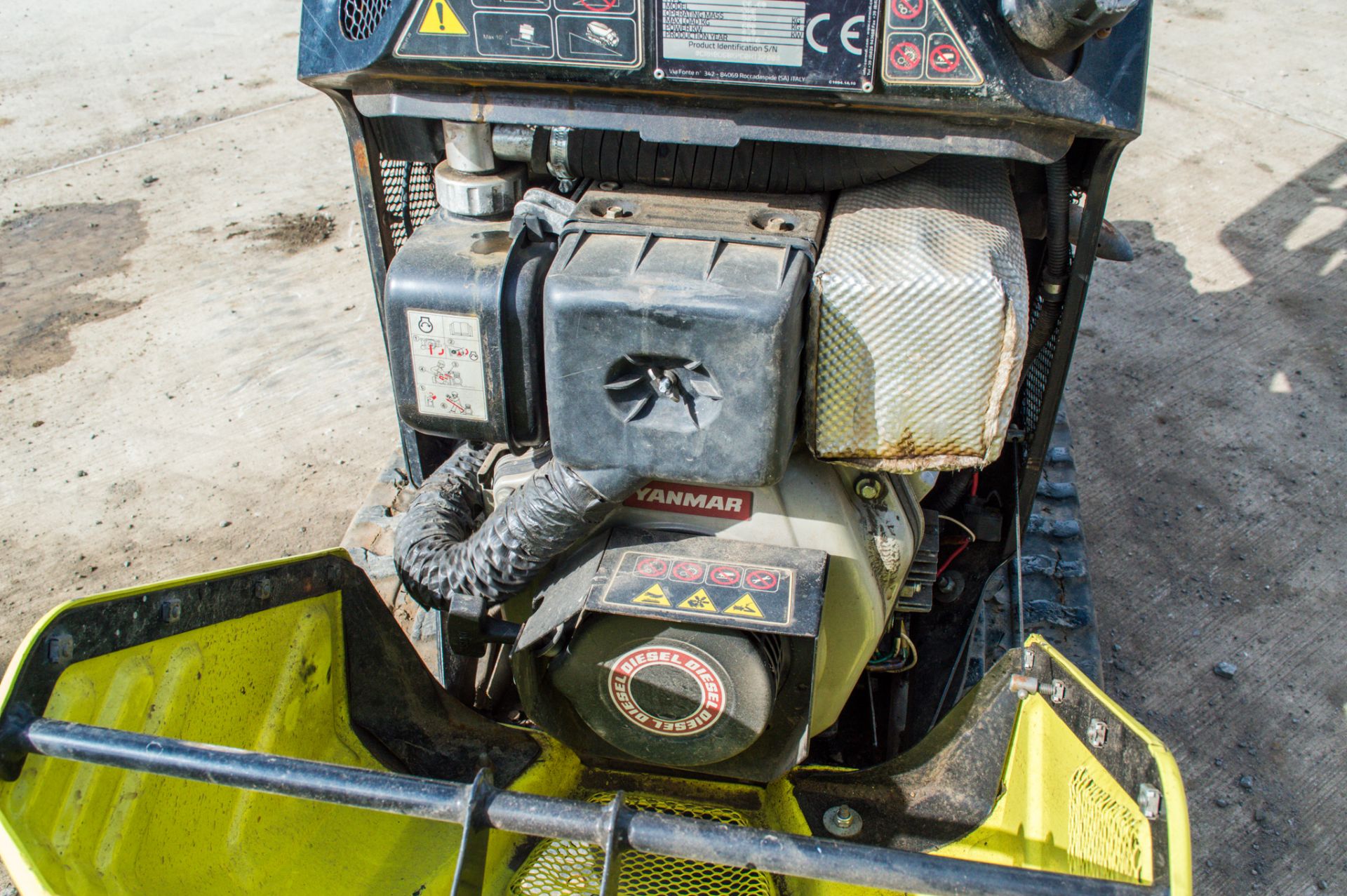 Cormidi C6.60 diesel driven walk behind high tip rubber tracked dumper Year: 2017 S/N: 20790 - Image 15 of 17