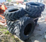 8 - miscellaneous tyres as photographed