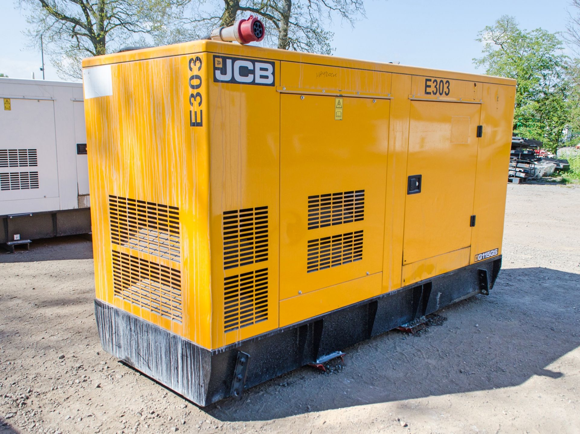 JCB G115QS 105 kva diesel driven generator Year: 2021 S/N: HARMA20ALM2297042 Recorded Hours: 910 - Image 3 of 9