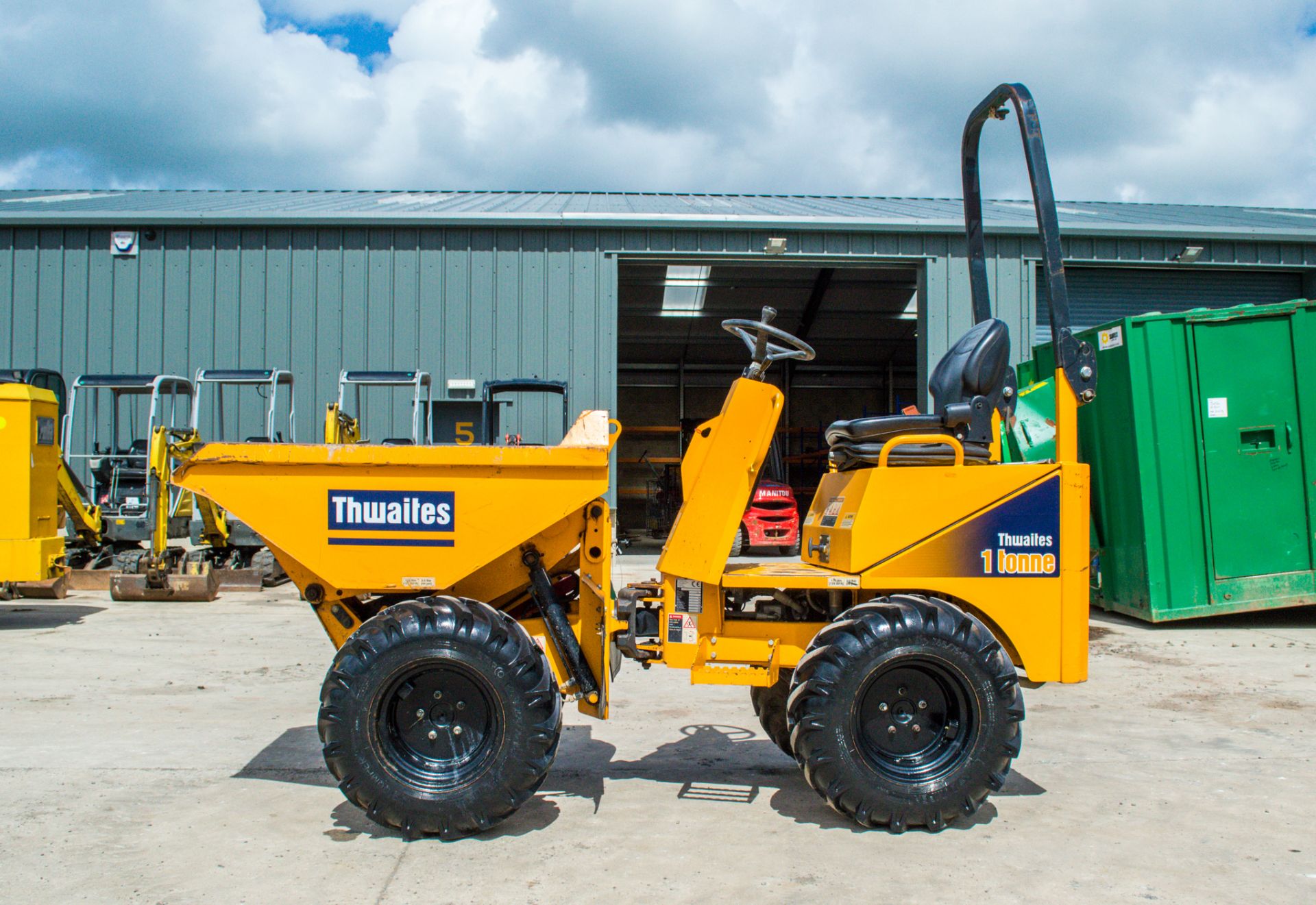 Thwaites 1 tonne high tip dumper Year: 2018 S/N: E3649 Recorded hours: 441 XL187003 - Image 7 of 21