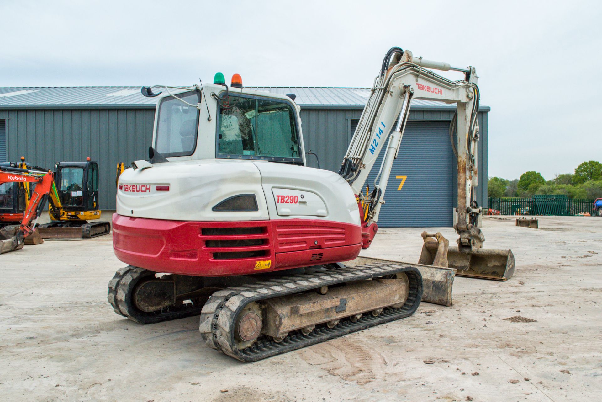 Takeuchi TB290 8.5 tonne rubber tracked excavator Year: 2016 S/N: 200438 Recorded Hours: 6945 Air - Image 3 of 23