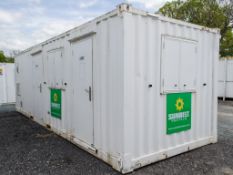 24 ft x 9 ft steel anti vandal welfare site unit Comprising of: Canteen, drying room, office, toilet