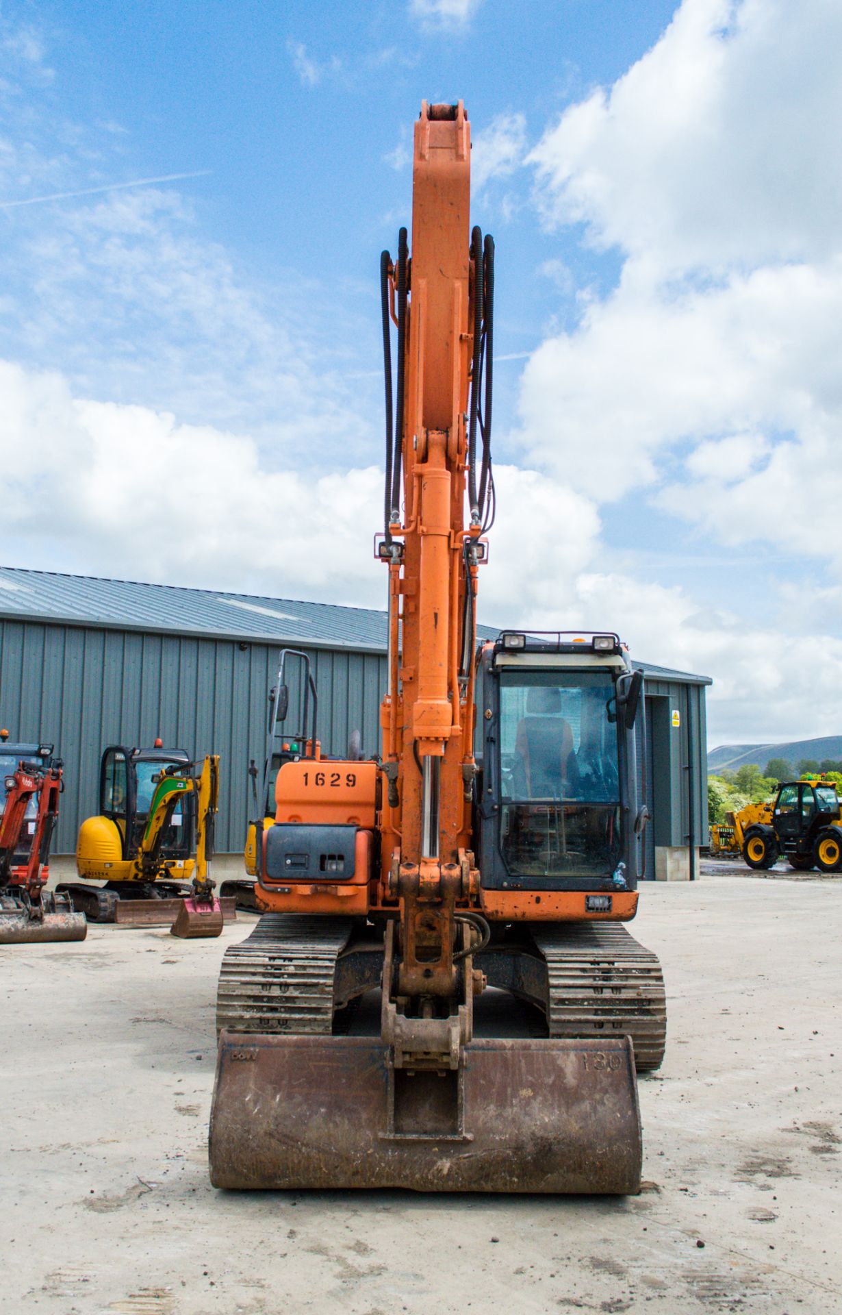 Doosan DX140LC 14 tonne steel tracked excavator Year: 2012 S/N: 50792 Recorded Hours: 88898 (Clock - Image 5 of 22