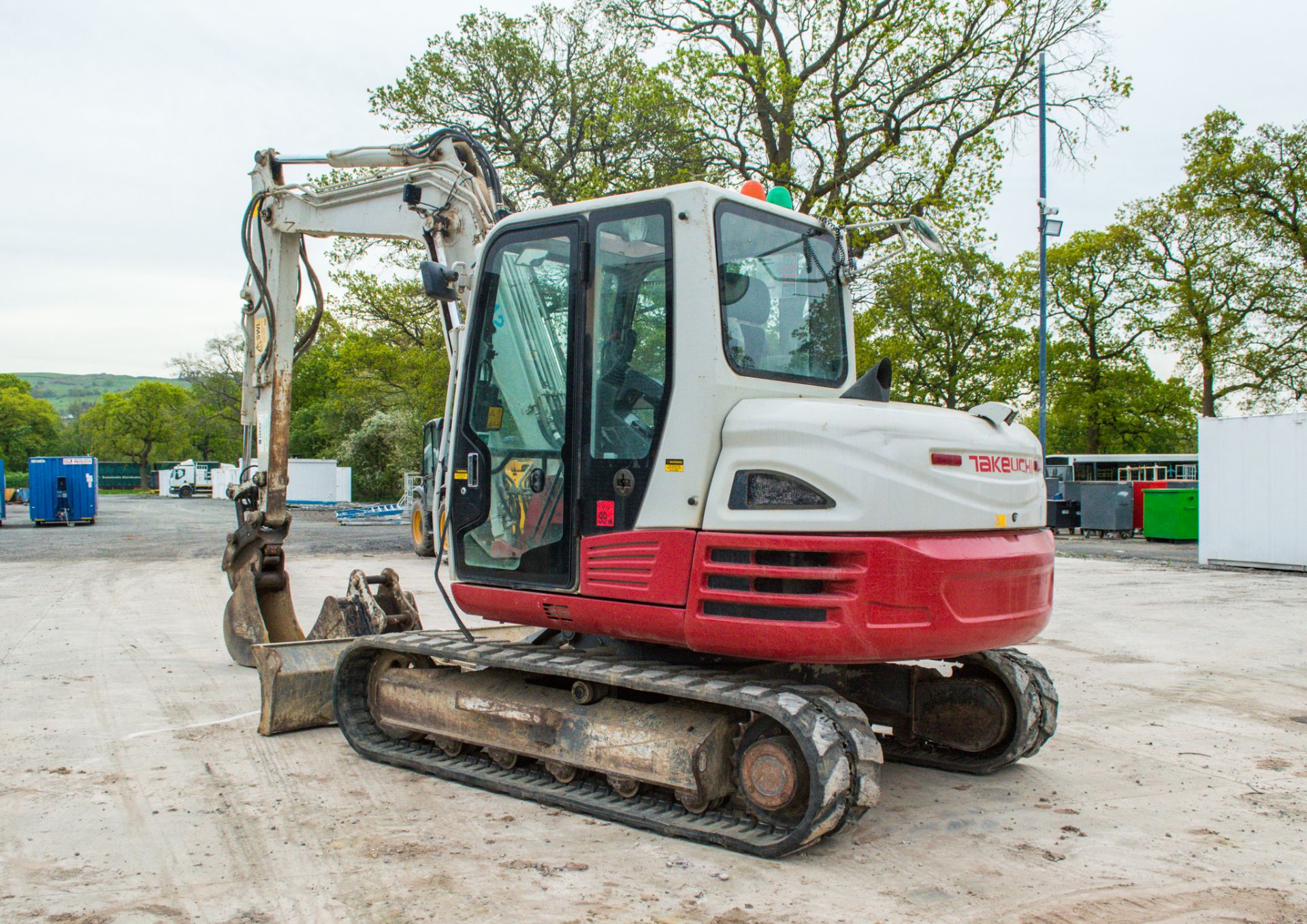 Takeuchi TB290 8.5 tonne rubber tracked excavator Year: 2016 S/N: 200427 Recorded Hours: 6088 Air - Image 4 of 24