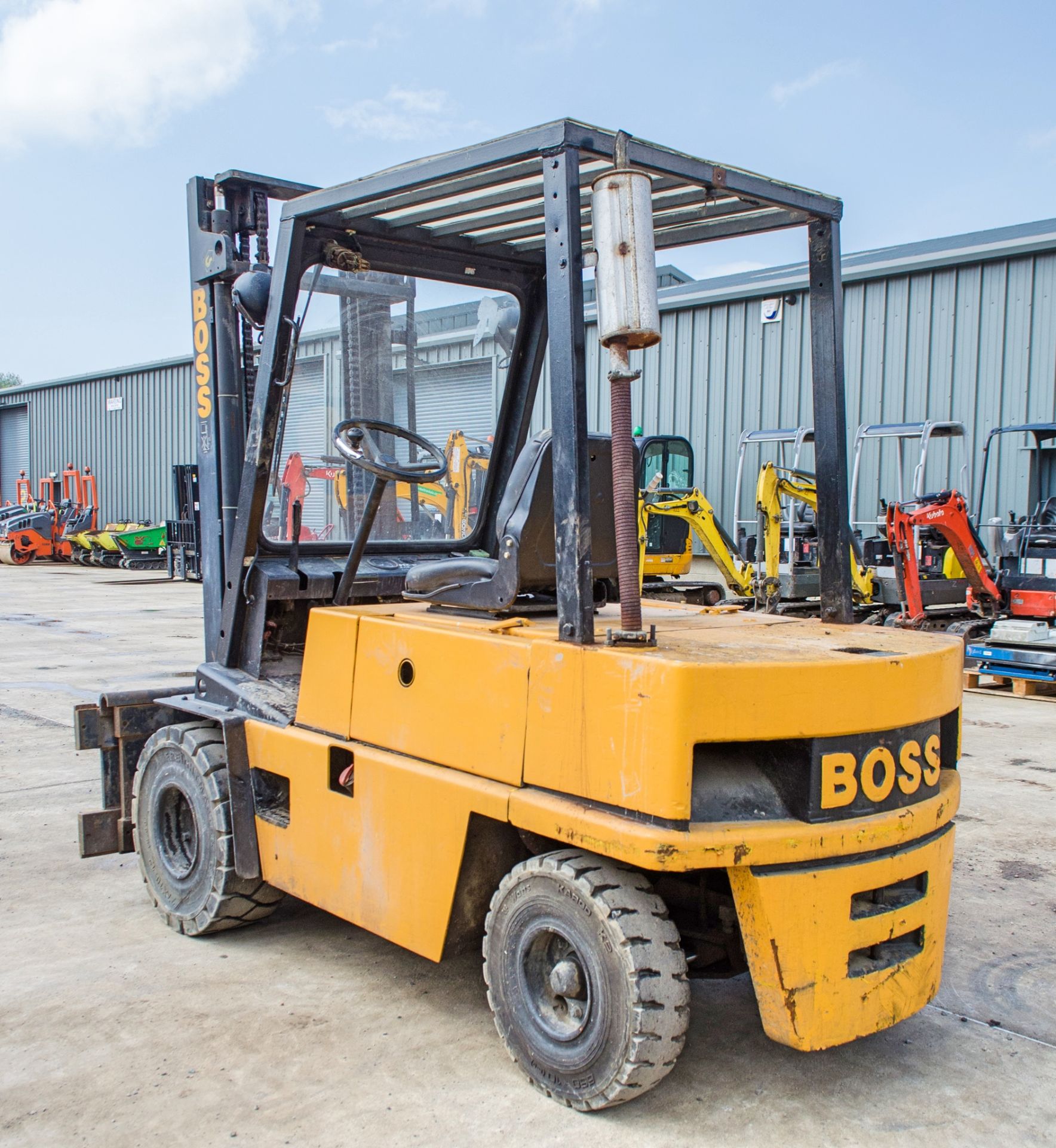 Boss RH30D 3 tonne diesel driven fork lift truck Year: Not stated on plate S/N: 01329 Recorded - Image 4 of 15