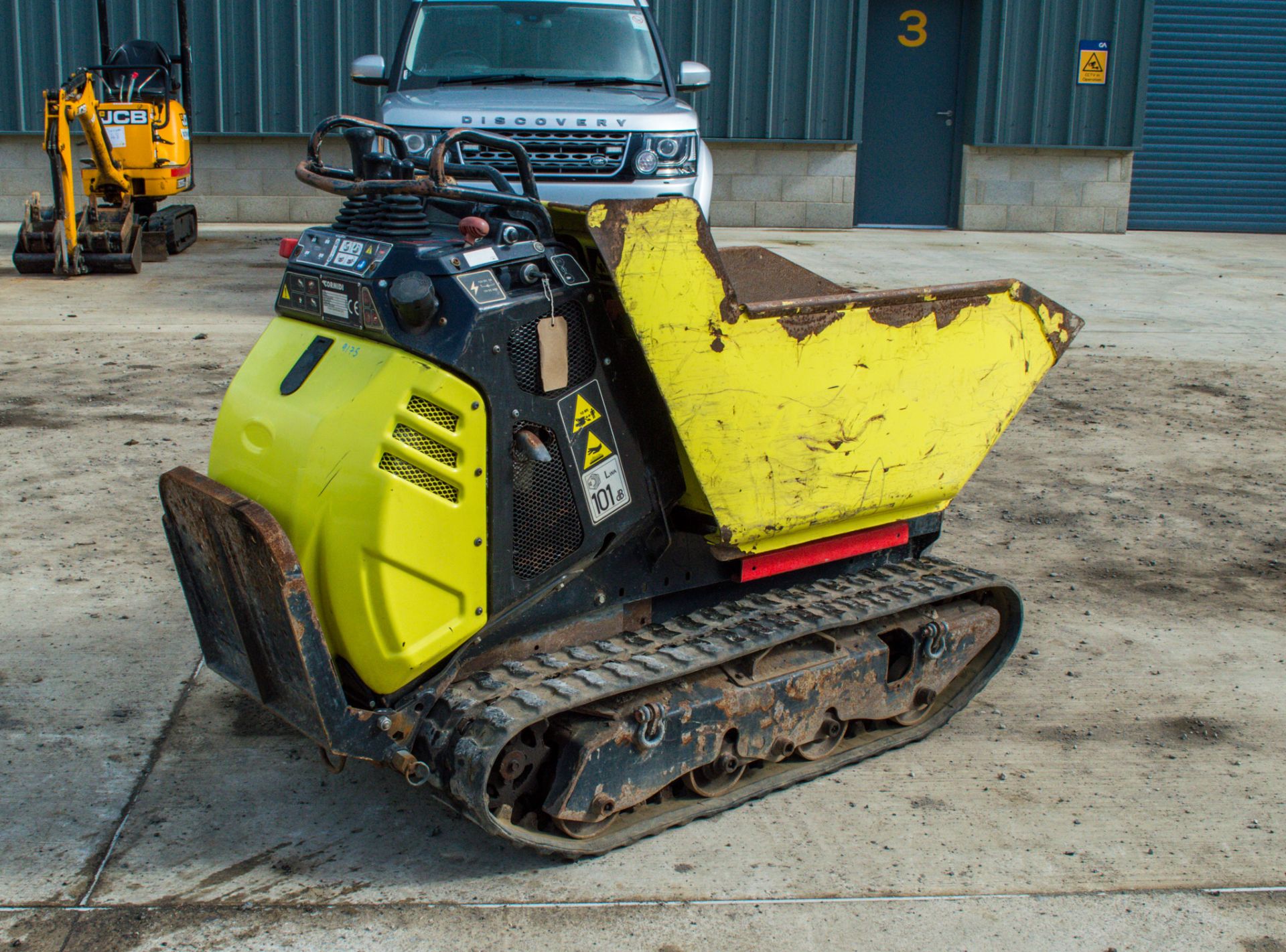 Cormidi C6.60 diesel driven walk behind high tip rubber tracked dumper Year: 2017 S/N: 20790 - Image 3 of 17