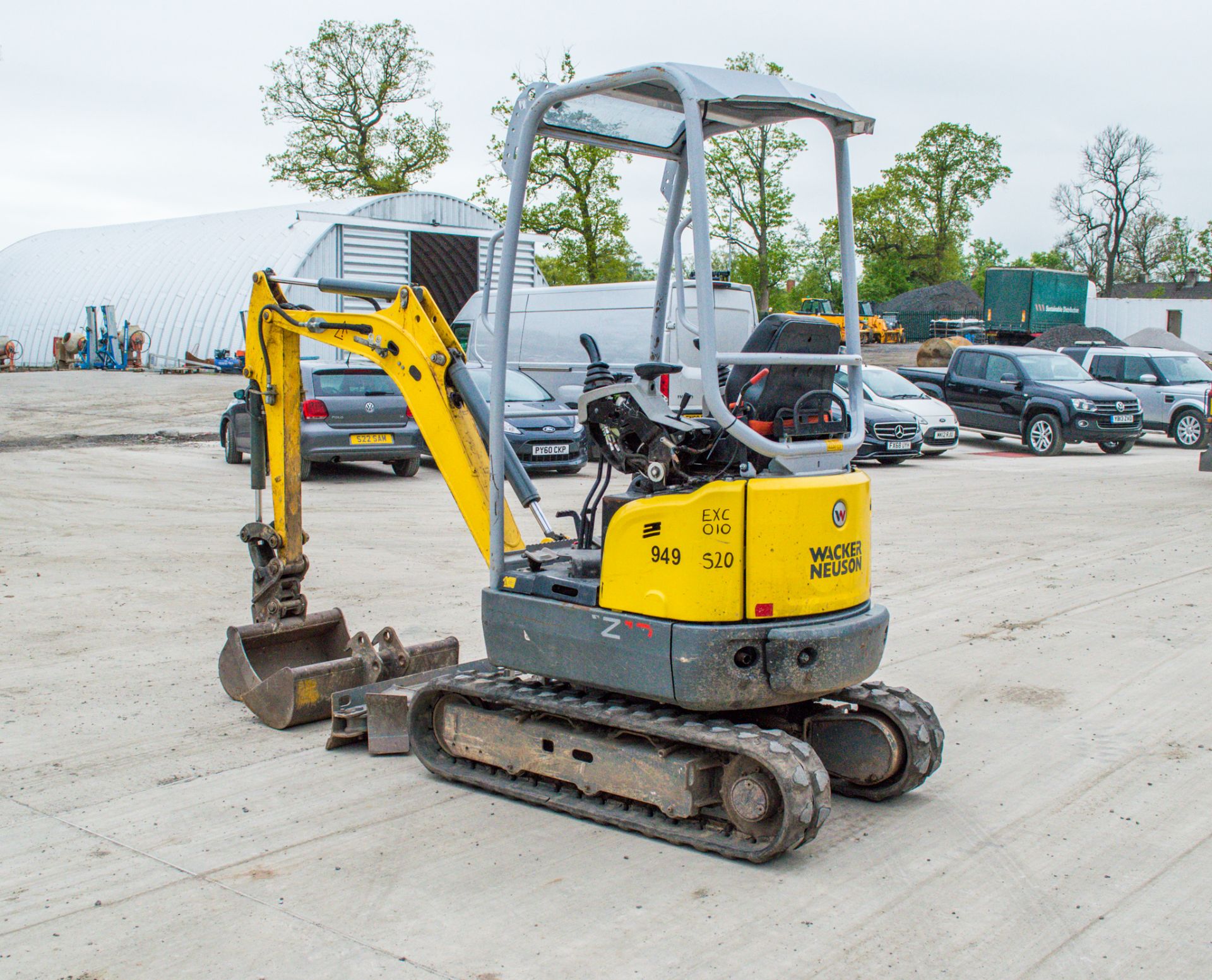 Wacker Neuson EZ17 1.7 tonne rubber tracked mini excavator Year: 2018 S/N: L03223 Recorded Hours: - Image 4 of 19