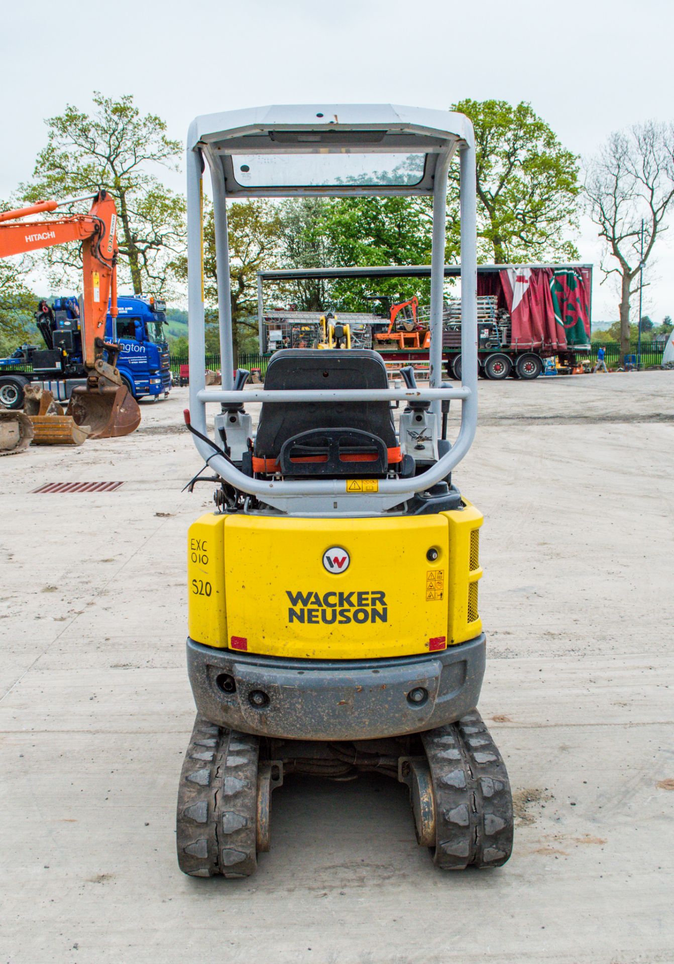 Wacker Neuson EZ17 1.7 tonne rubber tracked mini excavator Year: 2018 S/N: L03223 Recorded Hours: - Image 6 of 19