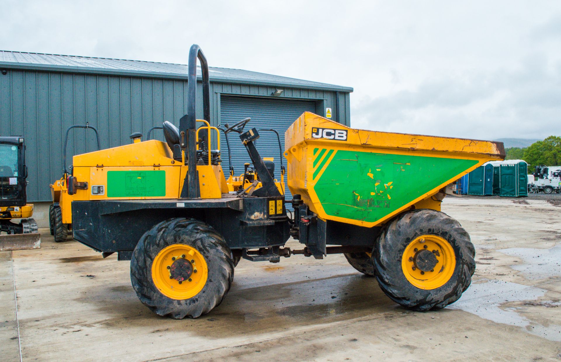 JCB 6T 6 tonne straight skip dumper Year: 2015 - Image 7 of 23