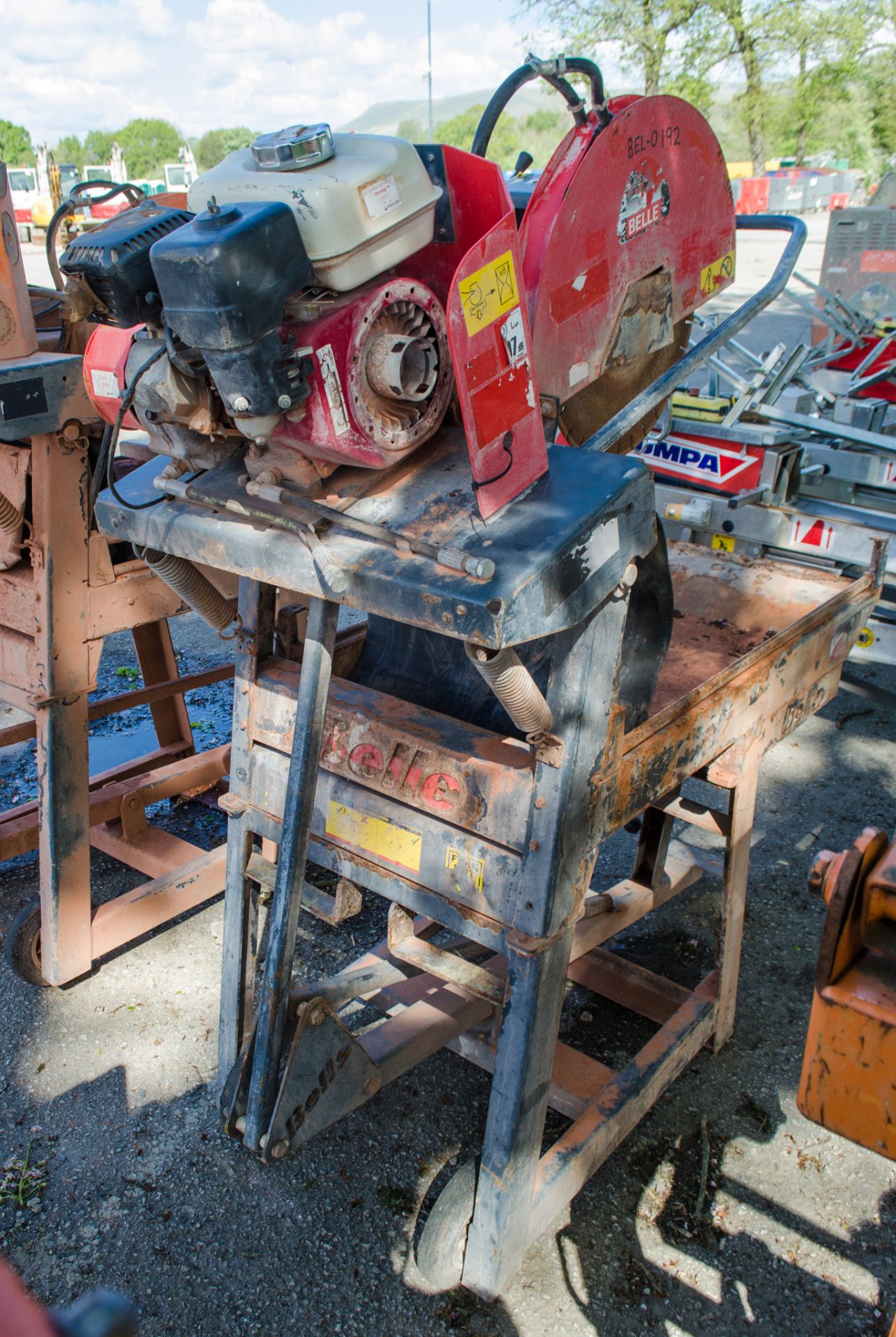 Belle MS521 petrol driven site chop saw Year: 2016 ** Pull cord missing ** BEL-0192 - Image 2 of 3