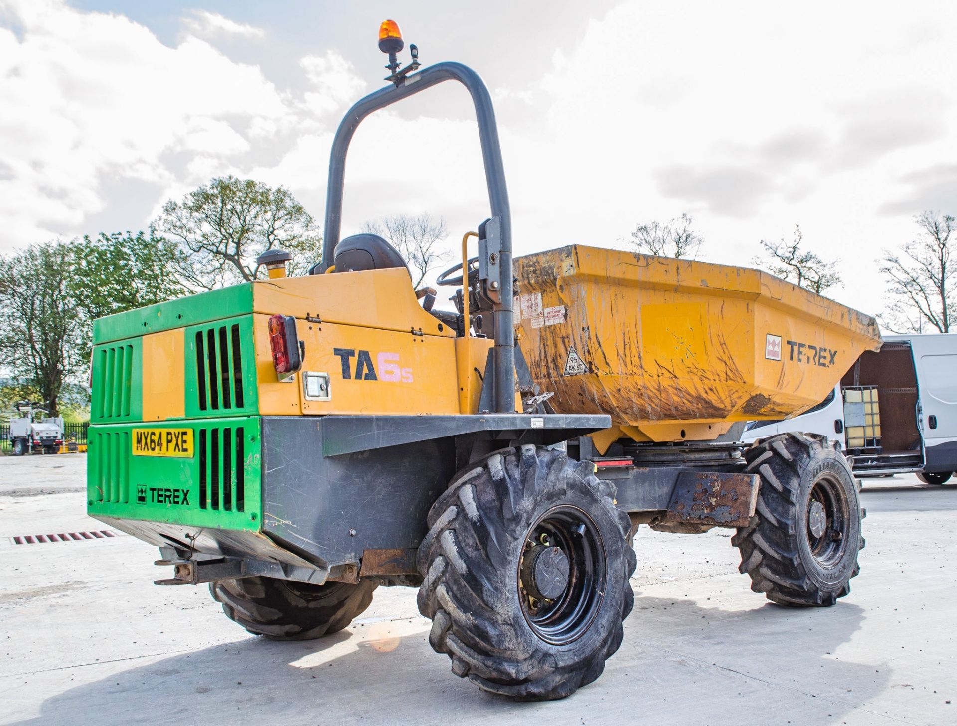 Terex TA6s 6 tonne swivel skip dumper Year: 2014 S/N: EE9PJ6044 Recorded Hours: 1811 A644828 - Image 3 of 21