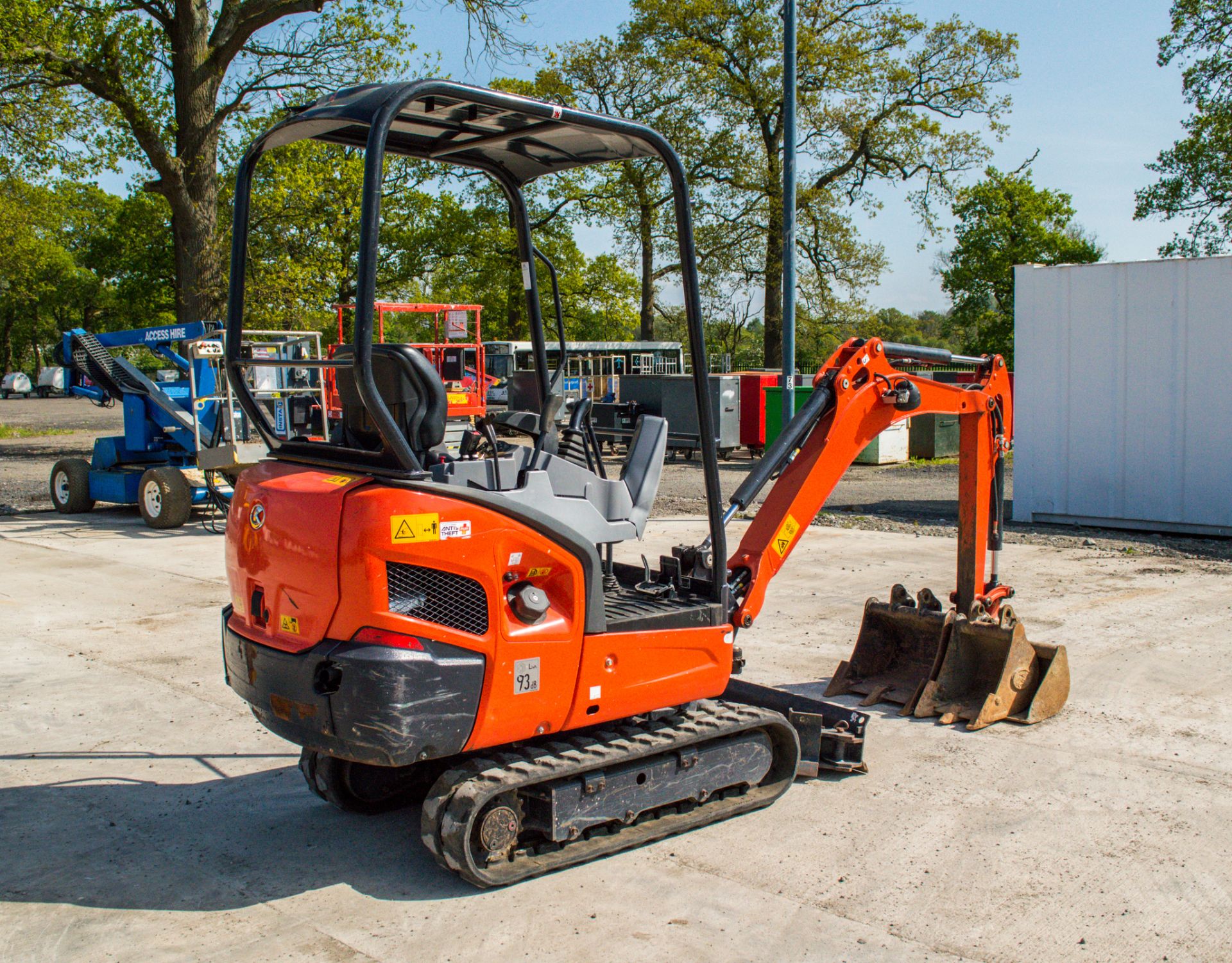 Kubota KX016-4 1.6 tonne rubber tracked mini excavator Year: 2018 S/N: 63080 Recorded Hour: 665 - Image 3 of 21