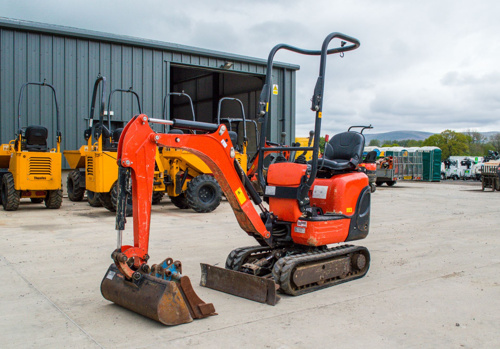 Kubota K008-3 0.8 tonne rubber tracked micro excavator Year: 2018 S/N: 31068 Recorded Hours: 1180