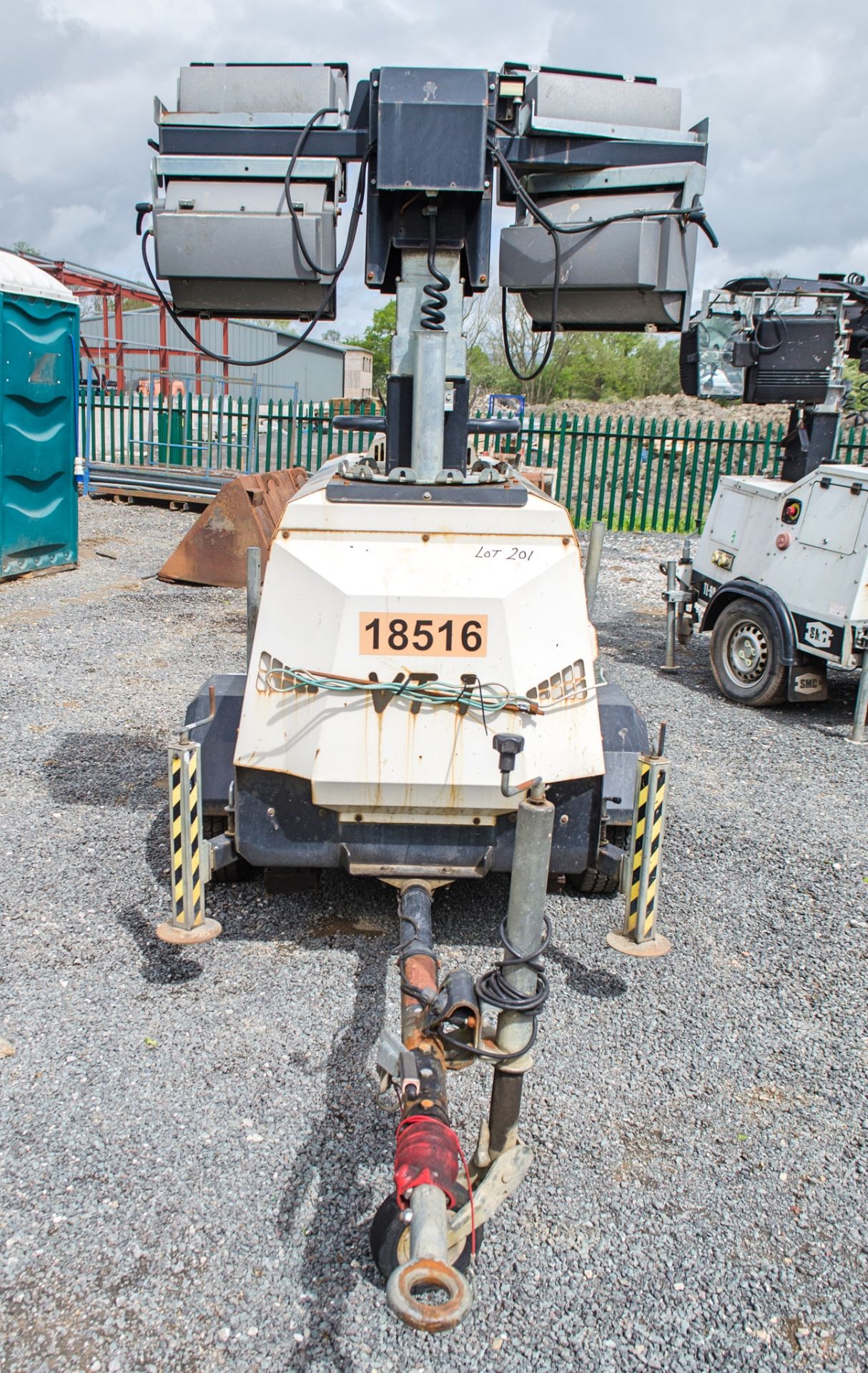 Towerlight VT-1 diesel driven fast tow tower light Year: 2011 S/N: 1101741 Recorded hours: 175 ( - Image 3 of 8
