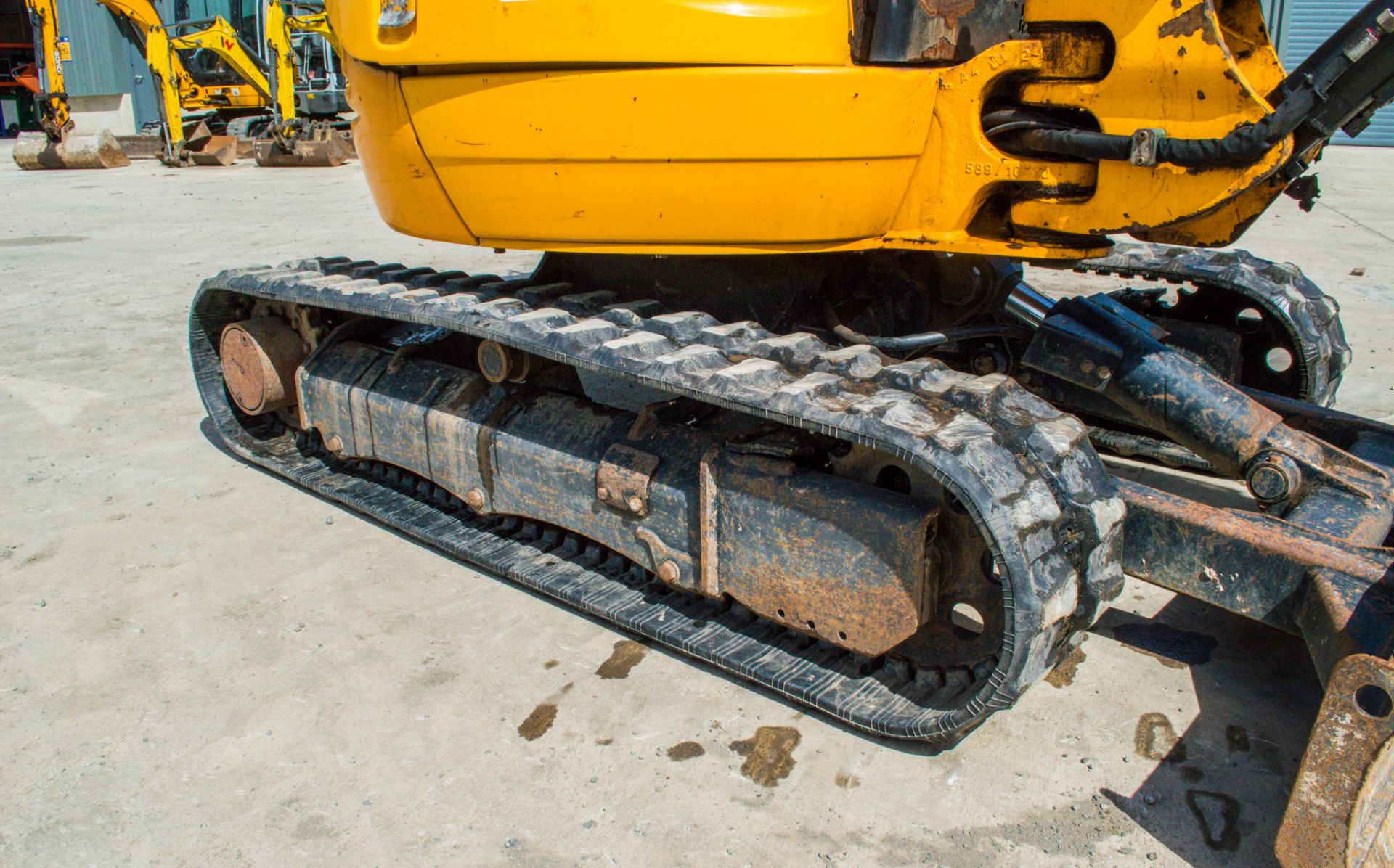 JCB 8025 2.5 tonne rubber tracked mini excavator Year: 2013 S/N: 2226112 Recorded hours: 3431 Blade, - Image 10 of 22